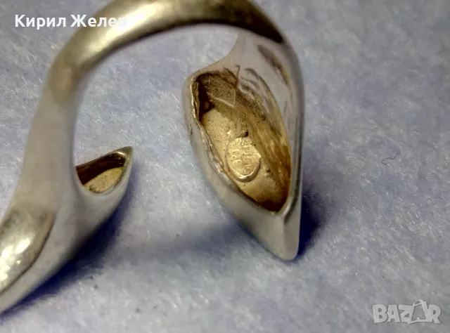 СЕЗГИН - ШАРМАНТЕН БУТИКОВ ФЕШЪН АРТ ОТВОРЕН МОДЕЛ СРЕБЪРЕН ПРЪСТЕН СРЕБРО 925 SEZGIN 49112, снимка 10 - Пръстени - 50192859
