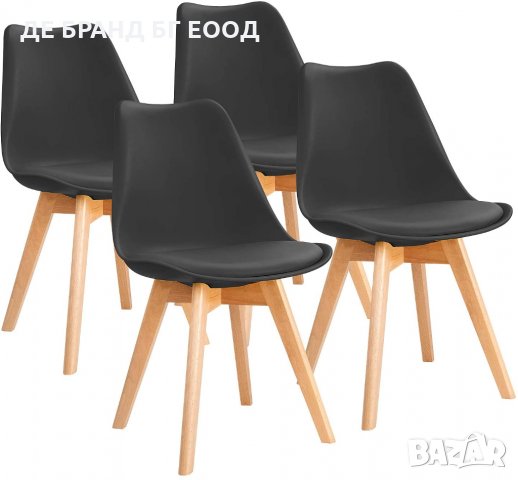 ПРОМОЦИЯ Висококачествени трапезни столове LQ-YJX-4HEI, снимка 4 - Столове - 32204444