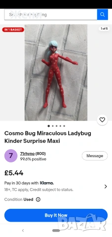 💖Кукли Bandai Zagtoon Мега чудесата на Калинката и Черния котарак Ladybug и големи Kinder фигури, снимка 12 - Кукли - 46335465