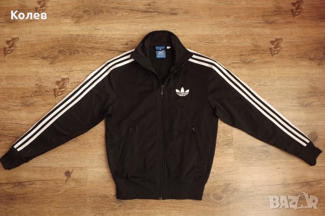 Мъжка горница Adidas Black Track Jacket , снимка 2 - Спортни дрехи, екипи - 40551555