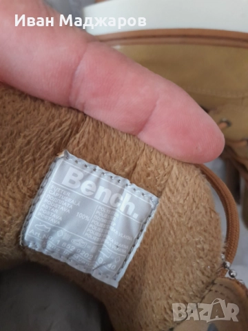 Нови зимни обувки боти Bench, 40 номер, снимка 5 - Мъжки боти - 51865368