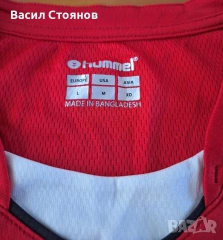 Дания / Danmark - Hummel 2024 T-Shirt - Размер L, снимка 3 - Фен артикули - 55274890