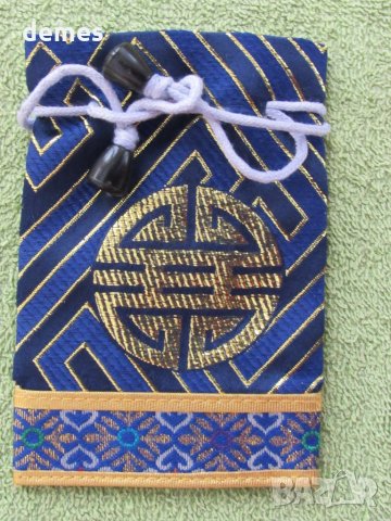  Традиционна торбичка тип пунгия от плат DELL от Монголия-22