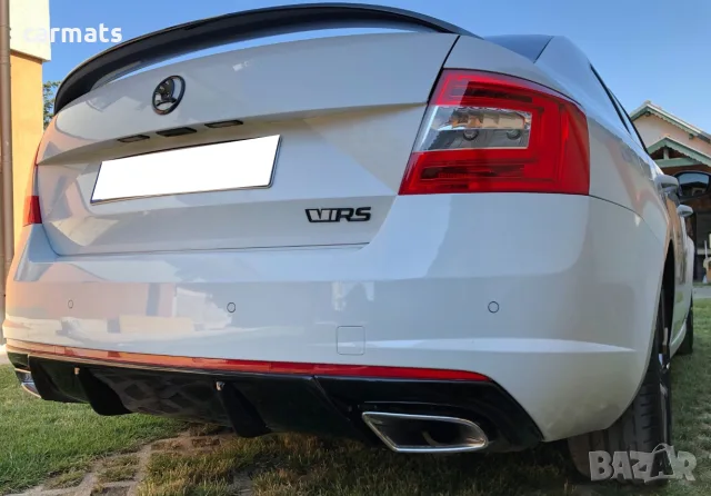 Спойлер за багажник за Skoda Octavia (2015-2017) - RS Style - черен гланц