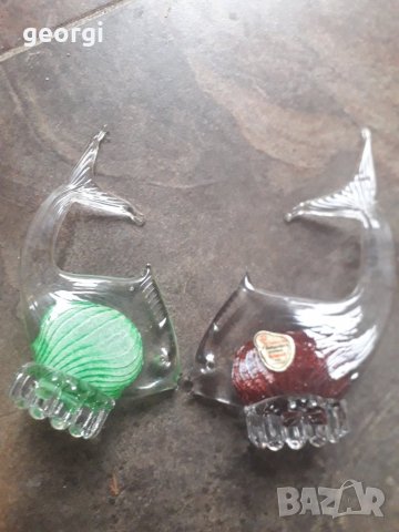 Joska двуцветен кристал фигура на риба   21/1, снимка 4 - Декорация за дома - 34400129