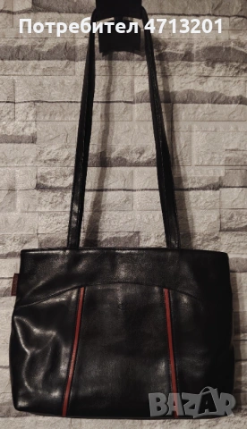 Черна чанта Dennis Parrot