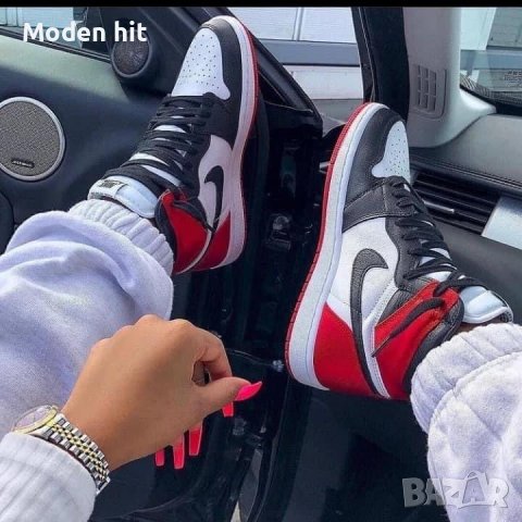 Nike Air Jordan мъжки кецове висок клас реплика, снимка 1 - Кецове - 37962571
