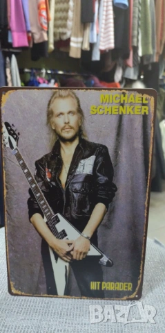 Michael Schenker-метална табела(плакет), снимка 3 - Китари - 54091059