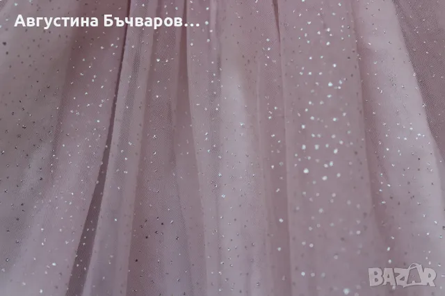 Официална рокля в розово Next (9-12м.), снимка 8 - Бебешки рокли - 50132693