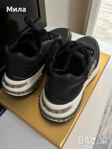  Jimmy Choo дамски спортни маратонки сникърси обувки естествена кожа, снимка 4 - Маратонки - 51713215