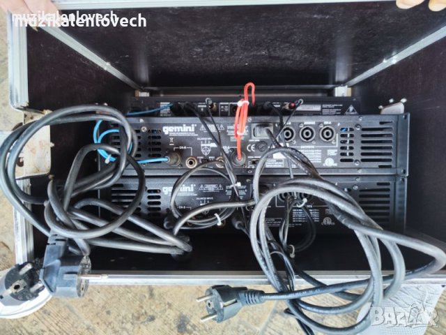 2 бр. Gemini GXA 1600 Power Amp /професионали усиватели/ като нови, снимка 6 - Ресийвъри, усилватели, смесителни пултове - 42124205
