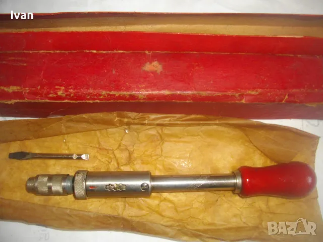 Smalcalda DDR ОРИГИНАЛНА ГДР НОВА РЪЧНА РЕВЕРСИВНА АВТОМАТИЧНА ОТВЕРТКА ИЗТОЧНА ГЕРМАНИЯ, снимка 2 - Отвертки - 48552628