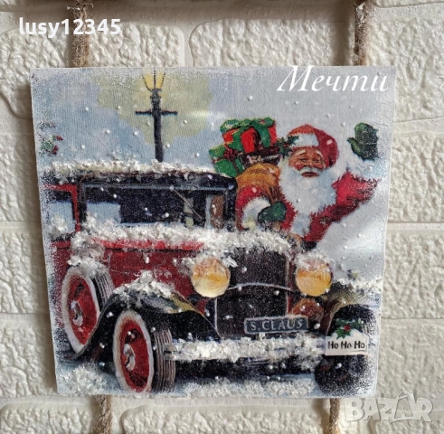 Пано-Дядо Коледа!, снимка 3 - Декорация за дома - 52162459