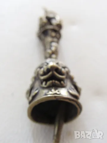 Будистки ключодържател от бронз-дорже, Монголия, снимка 4 - Колекции - 48179745