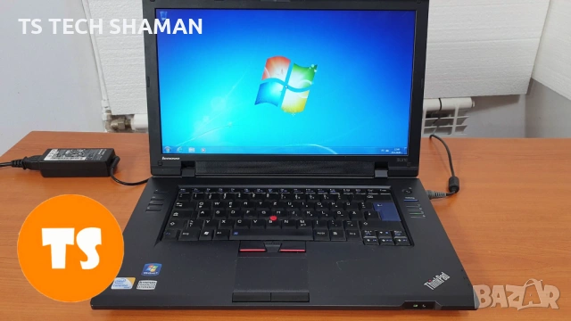 ⭐Продавам ретро лаптоп класика Lenovo ThinkPad SL510 с Windows 7.⭐, снимка 7 - Антикварни и старинни предмети - 54270065