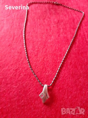 Нежни, сребърни колиета , снимка 4 - Колиета, медальони, синджири - 30763091