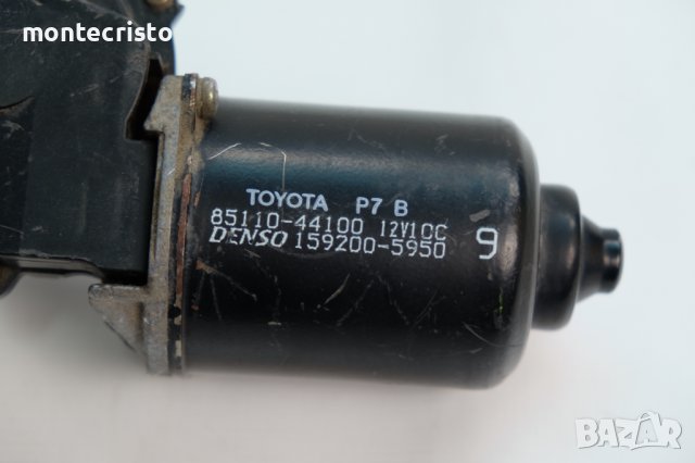 Предно моторче чистачки Toyota Avensis Verso / 85110-44100 / 159200-5950 / 8511044100 / 1592005950, снимка 2 - Части - 37132678
