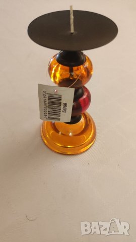 Свещник цветно стъкло. , снимка 2 - Декорация за дома - 38099357