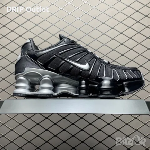 !НОВИ! Nike Shox TL | Black/Silver | + КУТИЯ
