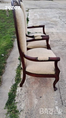 Кресла с висок гръб-2бр, снимка 3 - Дивани и мека мебел - 54190226