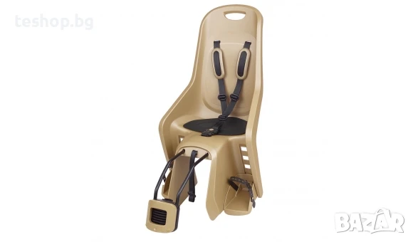 Детско столче за велосипед POLISPORT, BUBBLY MAXI PLUS FF 29” цвят златен