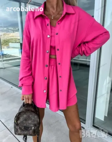 Дамски ежедневен ваканционен комплект от три части INS, 6цвята , снимка 8 - Комплекти - 49863393