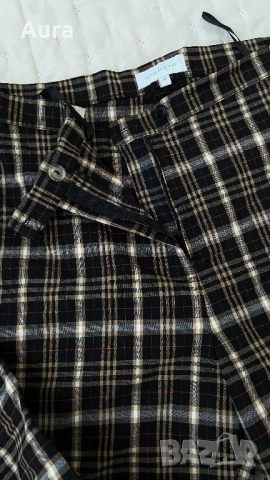Vintage High Waisted Plaid Capri Pants, снимка 2 - Панталони - 51748992