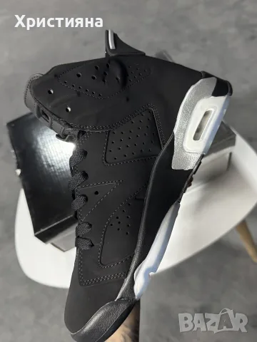 ПРОМОЦИЯ!!! Nike Air Jordan 6 Retro Chrome Metallic Silver, снимка 3 - Маратонки - 56435100