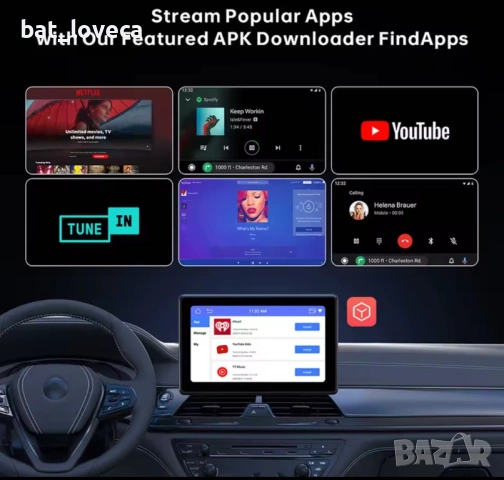 ATOTO Car Smart AI Box Android система 4GB 32GB Android Auto Dual WiFi Bluetooth адаптер за кола , снимка 4 - Аксесоари и консумативи - 53926669