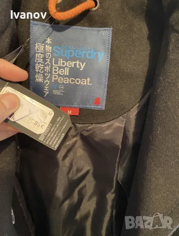 Superdry - дамско вълнено палто, снимка 5 - Палта, манта - 55710113