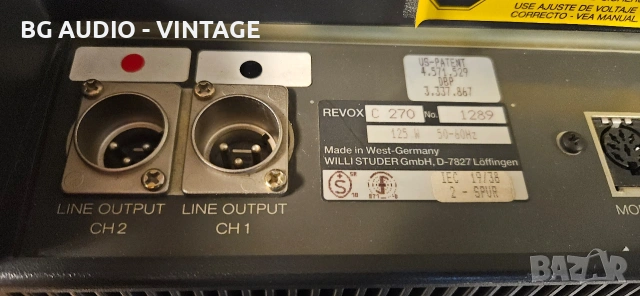 Revox C-270 ролков магнетофон, снимка 7 - Декове - 54151148
