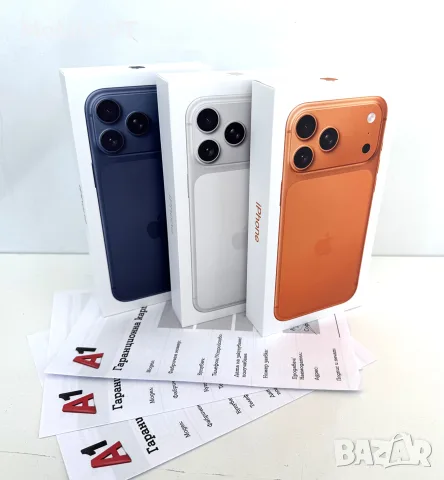НОВ! iPhone 17 Pro 512GB Blue / Orange / Silver ГАРАНЦИЯ 24 Месеца!, снимка 2 - Apple iPhone - 55934624