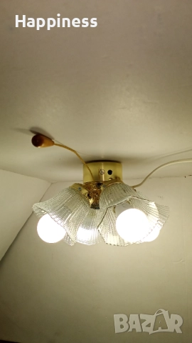 Лампа за таван с 4 Нови LED крушки, снимка 4 - Лампи за таван - 50578938