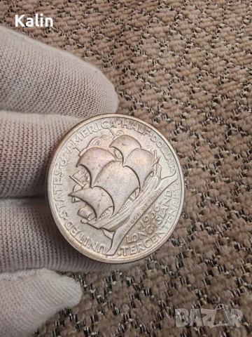 1/2 долар 1936 long island, снимка 4 - Нумизматика и бонистика - 51884275