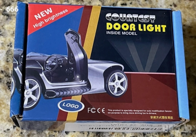 Безжични BMW странични светлини за врата на кола., снимка 2 - Аксесоари и консумативи - 52699214