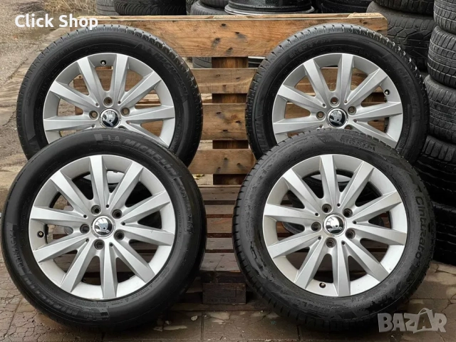5х112 16 Лети Джанти Skoda Octavia SuperB 5x112, снимка 5 - Гуми и джанти - 52697819