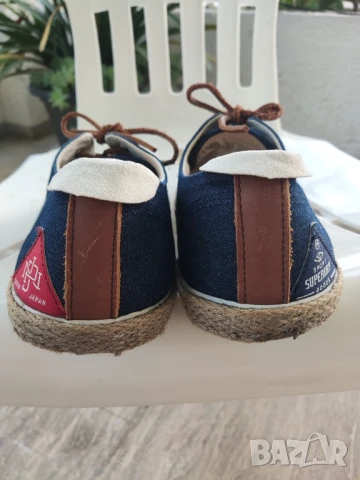 дънкови кецове Superdry Navy Blue SKIPPER, снимка 5 - Кецове - 50784555