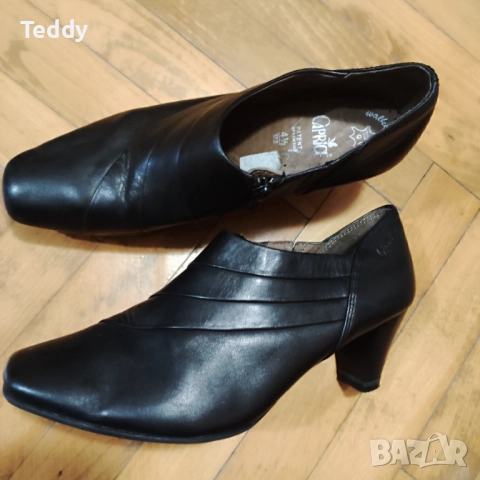 Маркови боти обувки Caprice, естественна кожа, номер 37.5 , снимка 5 - Дамски обувки на ток - 52022738