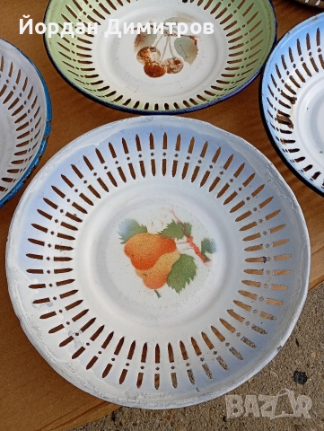 емайлирани панери, снимка 3 - Антикварни и старинни предмети - 52673609