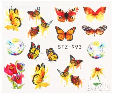 Атрактивни водни стикери за маникюр, снимка 10 - Продукти за маникюр - 23796115