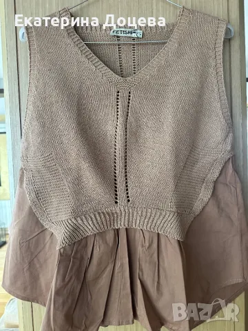 Топ Фетиш, снимка 2 - Блузи с дълъг ръкав и пуловери - 48752339