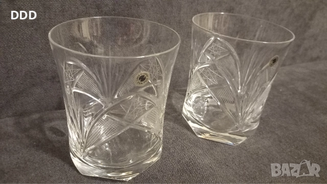 Кристални чаши Зорница , снимка 3 - Чаши - 52541142
