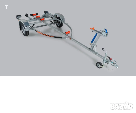 НОВО Туристическо ремарке RESPO Туристическо ремарке - колесар за лодка RESPO 750V501L199 с общо тег, снимка 10 - Ремаркета - 45981354