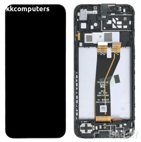 LCD Дисплей за Samsung SM-A145 / A14 4G 2023 / GH82-23540A / Тъч скрийн / Рамка / Черен / Оригинал S
