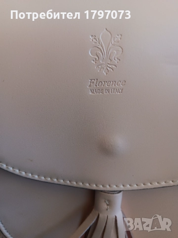 Дамска чанта ест.кожа Florence, снимка 3 - Чанти - 52226909