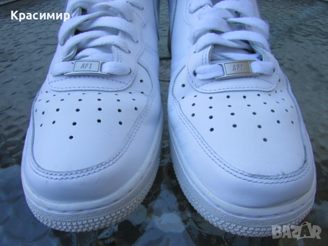 Мъжки маратоки Nike Air Force 1 Mid '07, снимка 10 - Маратонки - 52542747