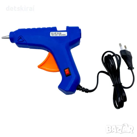 Пистолет за топъл силикон + 8бр пръчки , снимка 2 - Други инструменти - 47471478