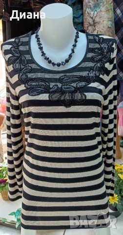 Дамски блузи - памук,вискоза, снимка 11 - Блузи с дълъг ръкав и пуловери - 42667569