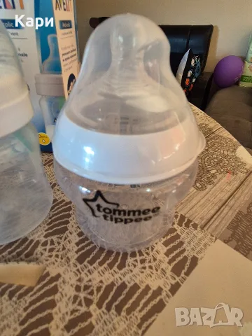 Бебешки шишета Avent,Nuk,Tommee tippee, снимка 4 - Прибори, съдове, шишета и биберони - 55988385