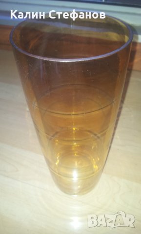 Две различни вази калиево стъкло от едно време, снимка 6 - Антикварни и старинни предмети - 29876470